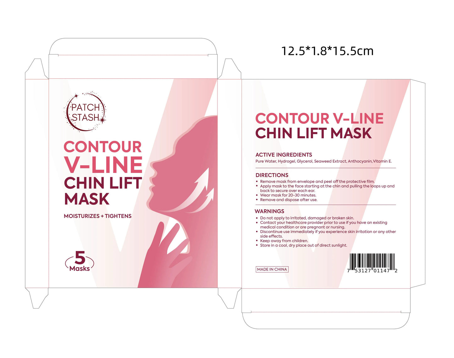 Patch Stash CONTOUR V-LINE CHIN LIFT MASK