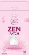 Patch Stash ZEN OUT Relaxation Patch | Ashwagandha + L-Theanine Mood Support Patches – 30 Count, 3” x 3”, Transdermal Calm & Focus Aid