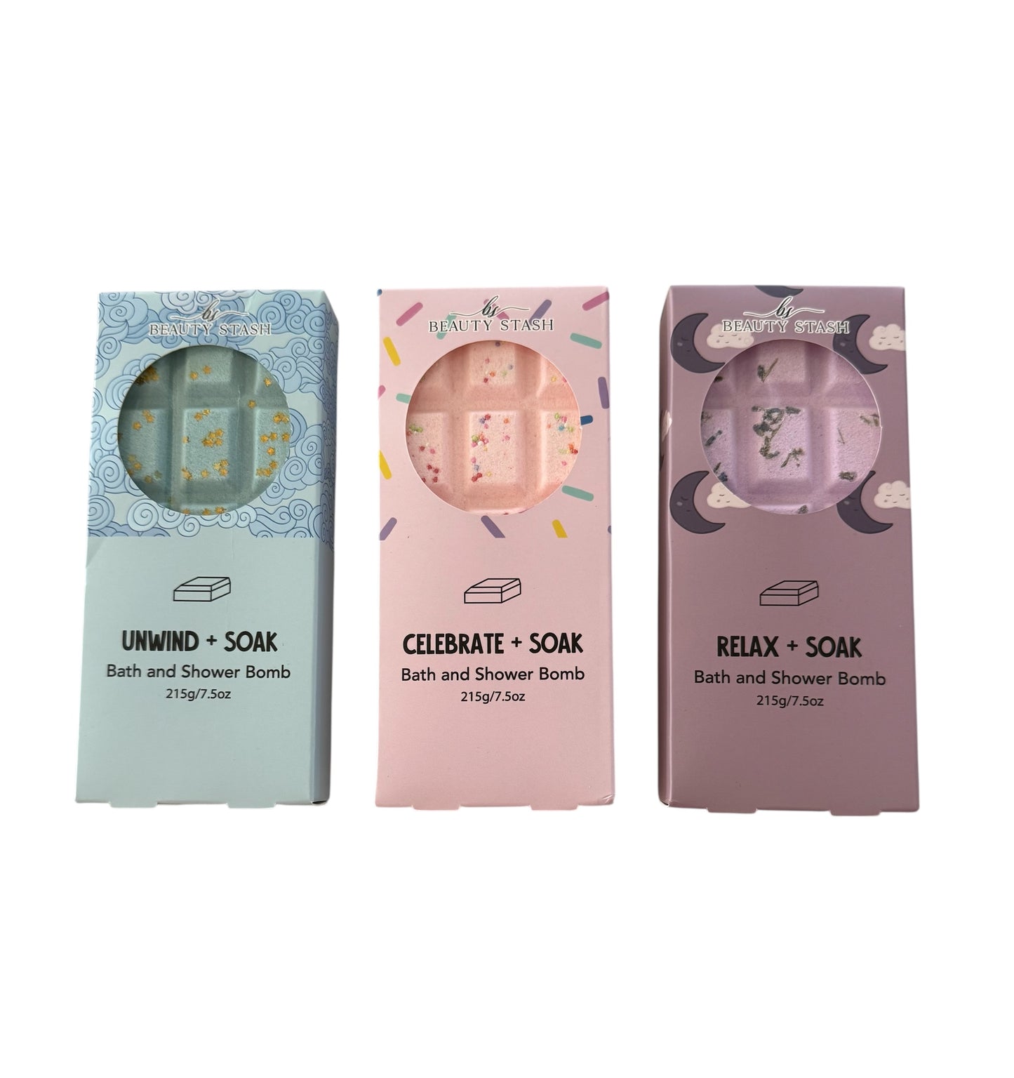 Bath Bomb Bar – 7.5oz Relaxing Aromatherapy Bath Bricks