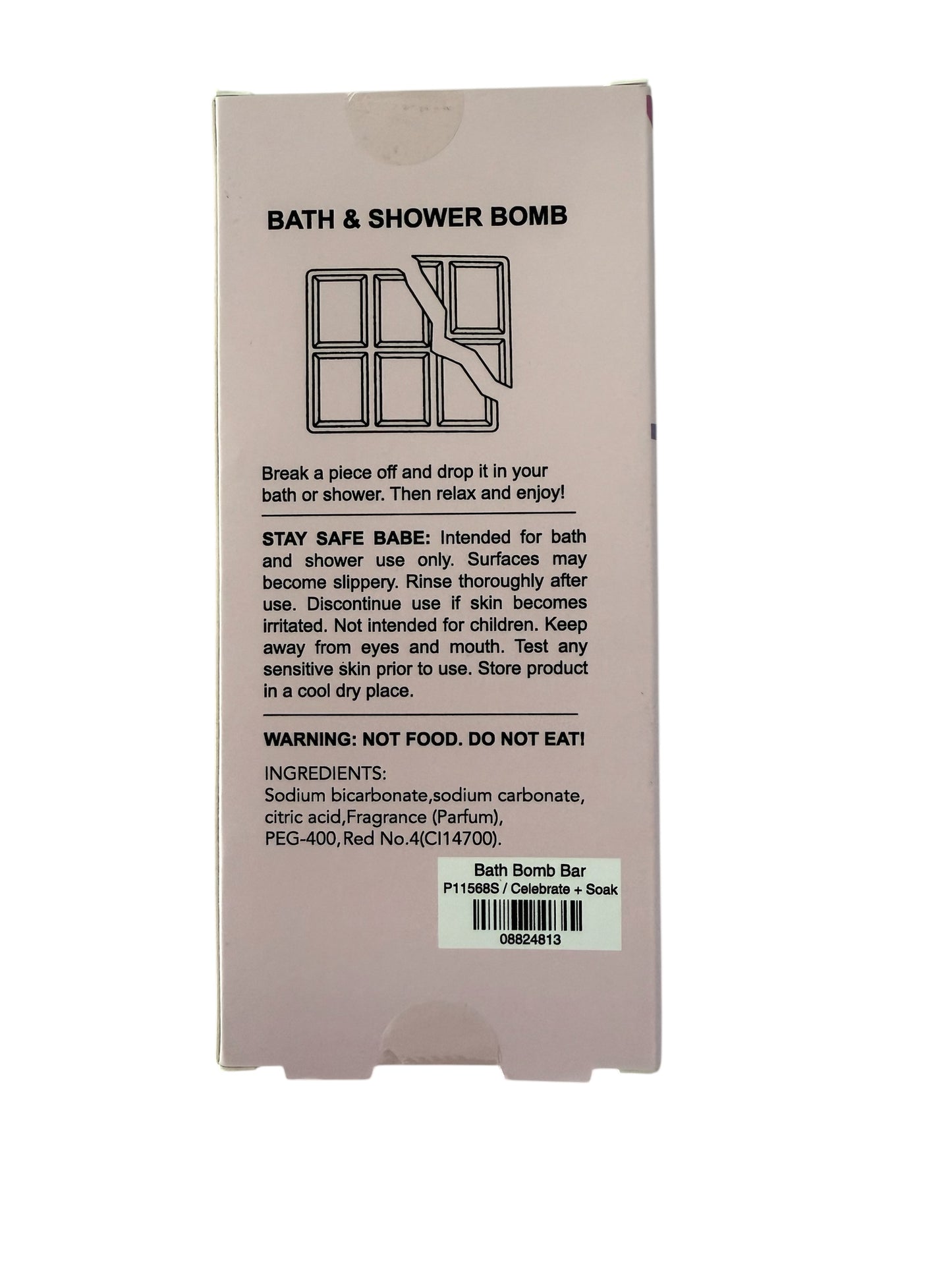 Bath Bomb Bar – 7.5oz Relaxing Aromatherapy Bath Bricks