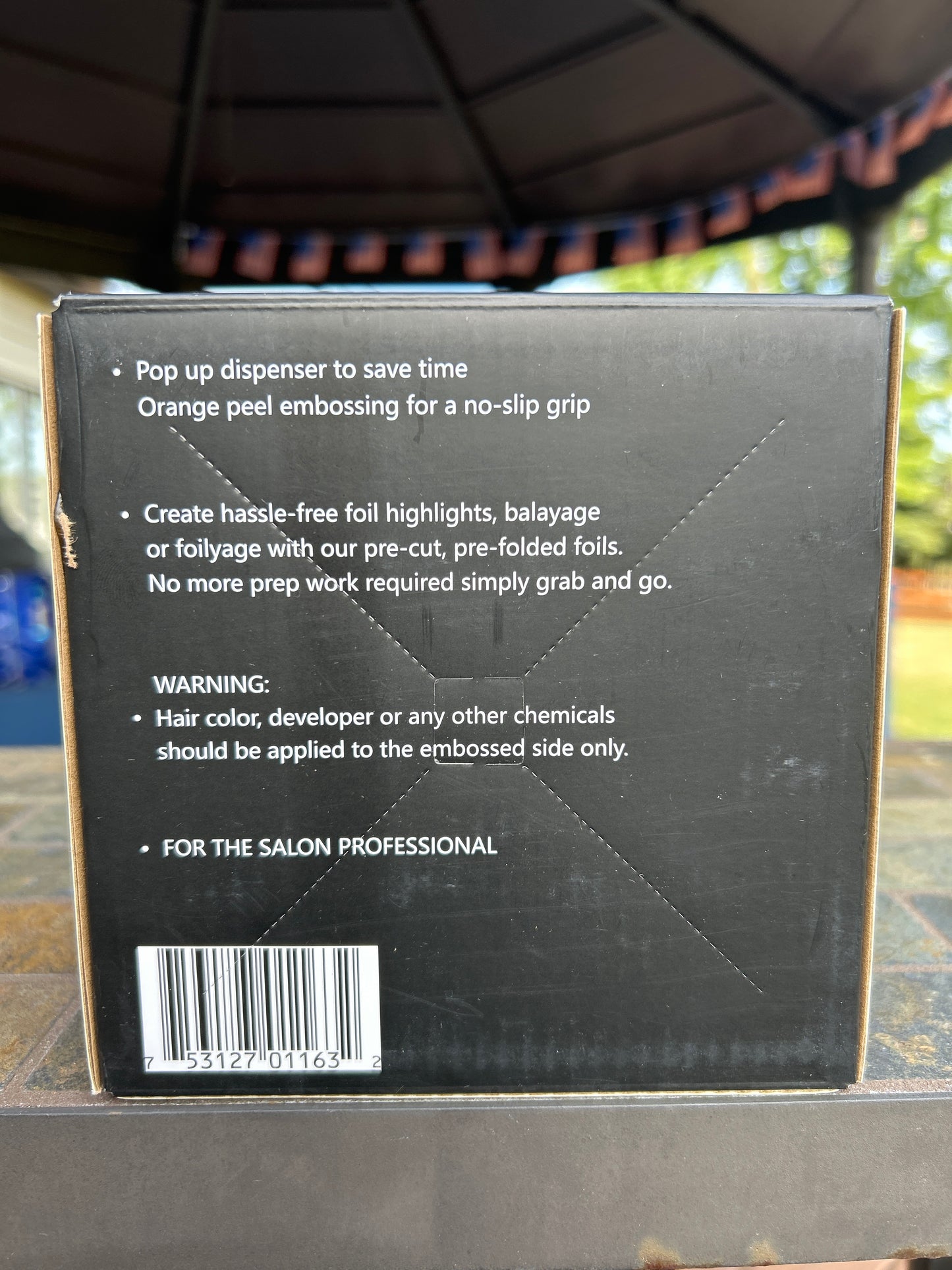 Salon Stash Embossed, Pre-Cut, Pop-up Hair Foils (500 sheets/box) 12 box case pack, 6000 foils