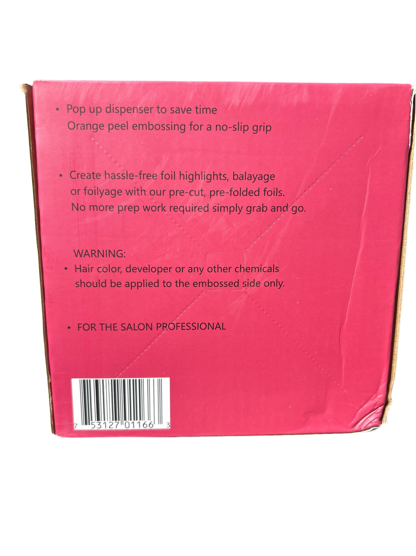 Salon Stash CHRISTMAS PEPPERMINT BOWS  Pre-Cut, Pop-up Hair Foils – 500 Sheets