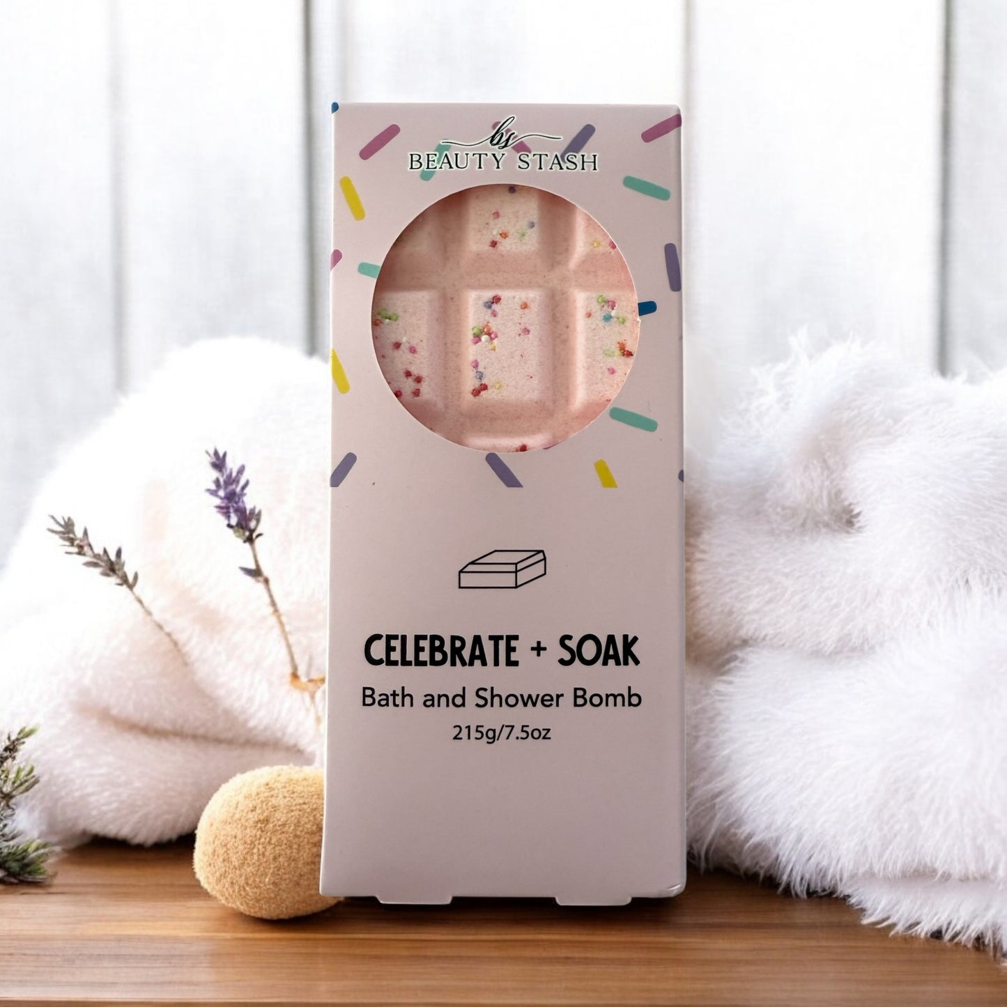 Bath Bomb Bar – 7.5oz Relaxing Aromatherapy Bath Bricks