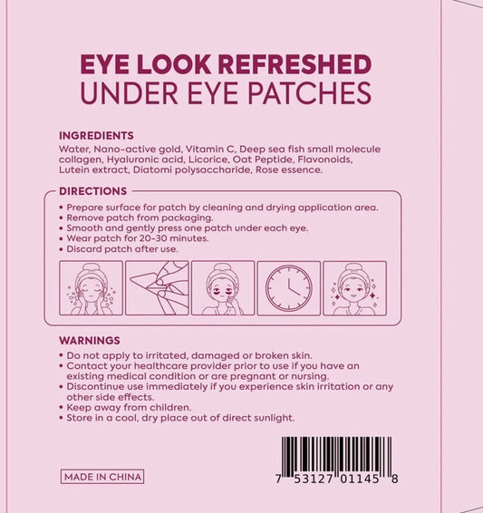 Eye Look Refreshed Under Eye Patches (12 pairs)