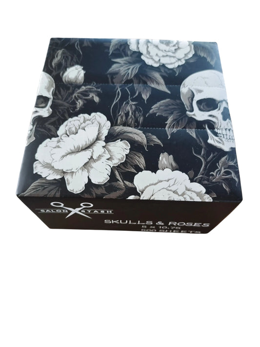 Skulls & Roses Pre-Cut Hair Foils (500 Sheets)