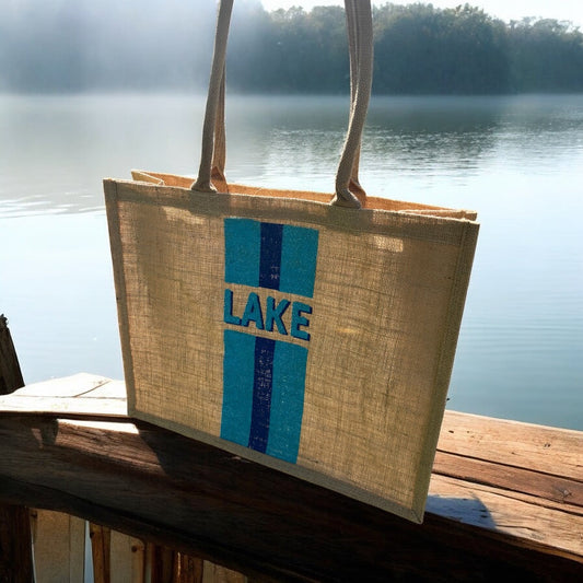 Summer Breeze Jute Tote