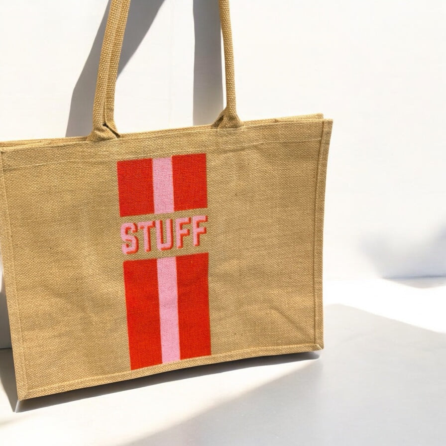 Summer Breeze Jute Tote