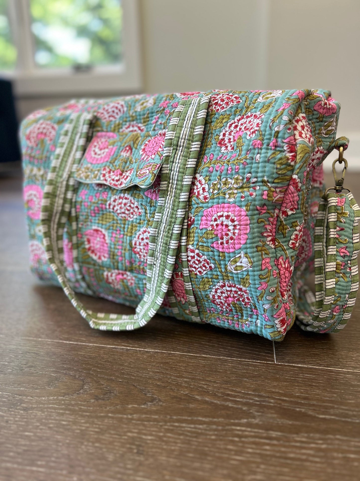 Garden Gala Block Print Quilted Bag Collection