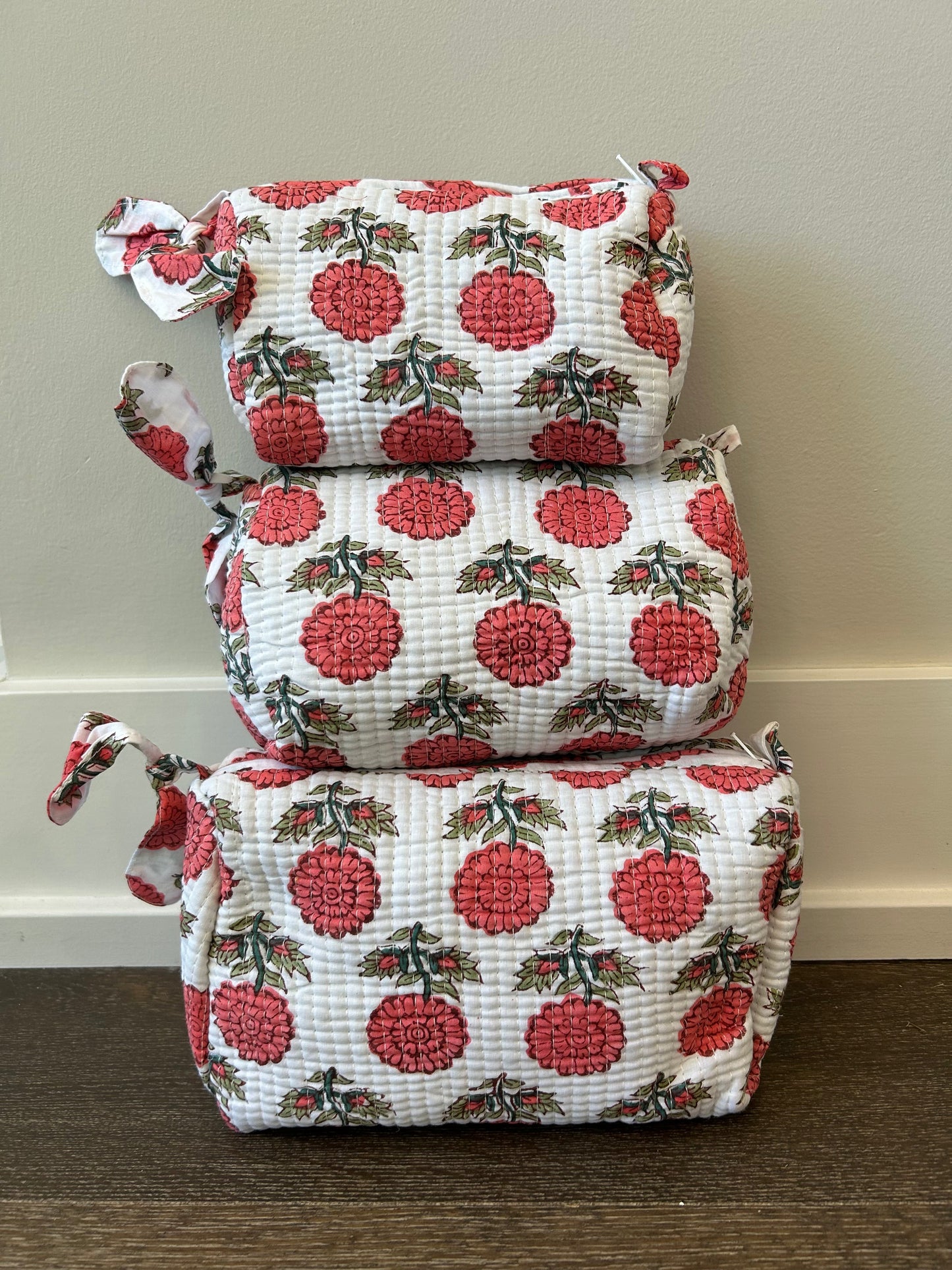Poppy Block Print Quilted Bag Collection