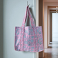 Petal Pink Blossom Block Print Quilted Bag Collection