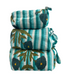Block Print Cosmetic Bag Set, 3 Piece Set