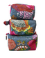 Block Print Cosmetic Bag Set, 3 Piece Set