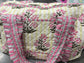 Ruffled Garden Block Print Quilted Bag Collection (shipping estimate 9/12)