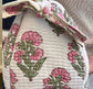 Quilted Floral Cosmetic Case