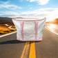 PASSENGER PRINCESS Oversized Canvas Boat Tote – Travel, Beach, & Road Trip Bag, 22" x 5.5" x 15"